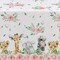 Safari Tablecloth for Girls - Disposable Jungle Party Tablecover Supplies, Jungle Animal Safari Theme Birthday Baby Shower Table Cloth Decorations - 4 Pack (54in x 108in)